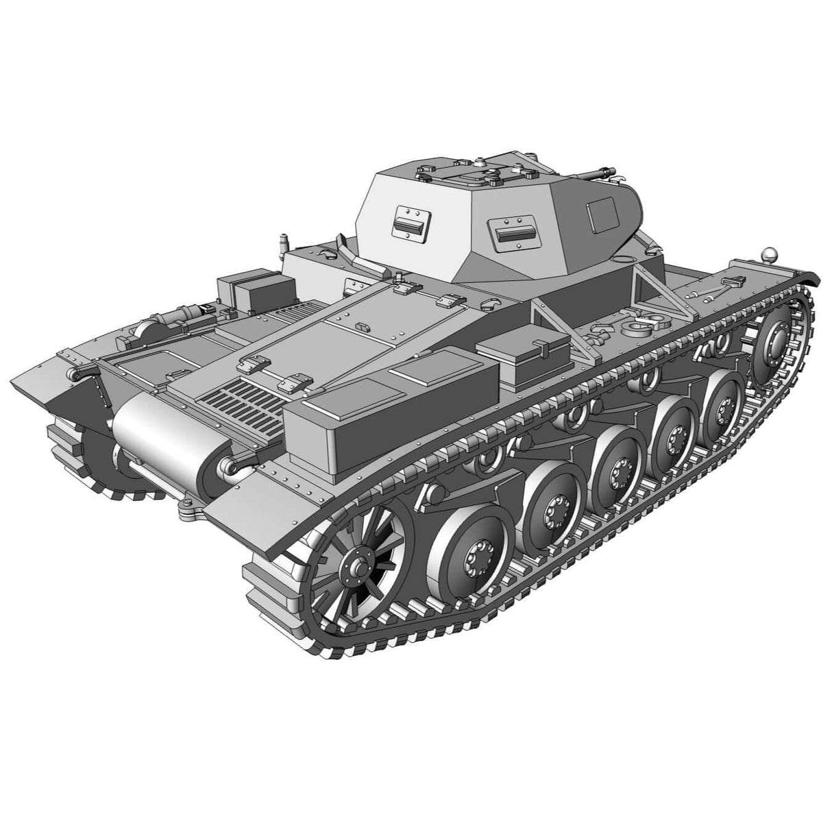 WWII-Pz-Kpfw-II-Version-II-Tabletop-Modell
