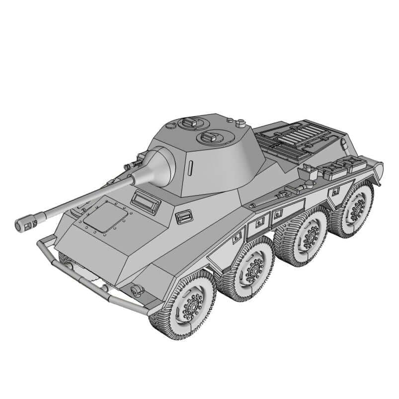 Deutscher-Puma-Sd-Kfz-234-2-Tabletop-Modell
