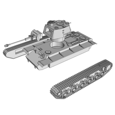 Detailgetreuer Pz.Kpfw. KV-1 753(r) für Wargaming