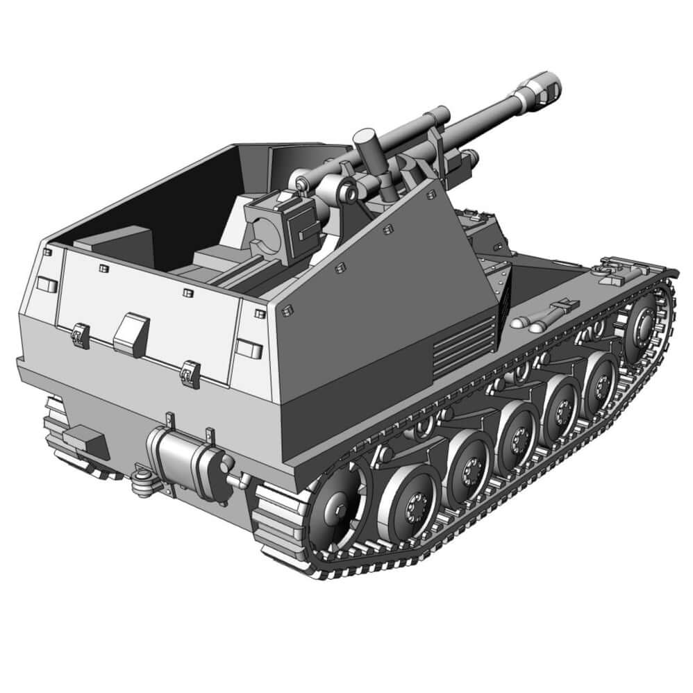 WWII-Sd-Kfz-124-Wespe-Artilleriefahrzeug-Tabletop
