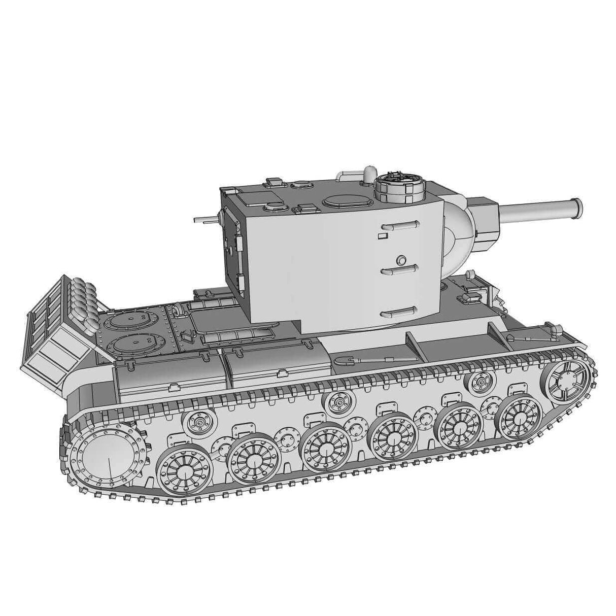 Detailgetreuer KV-II Pz.Kpfw. 754(r) für Wargaming