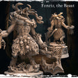 Fenriz das Biest 75mm Miniatur von Monolith Arts