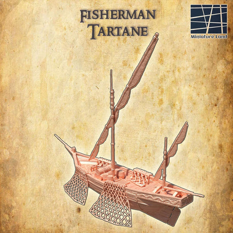 Maritime Tartane für Fantasy-Tabletop-Szenarien