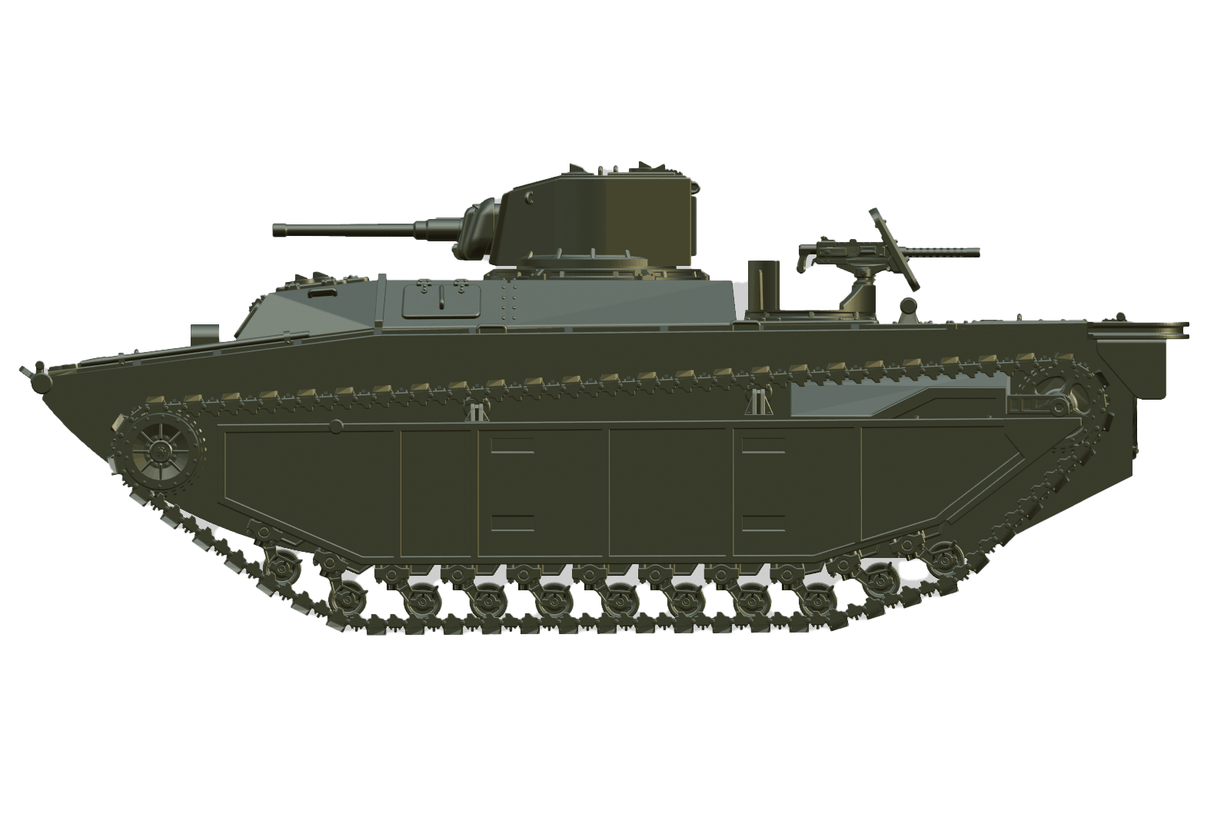 LVT(A)-1-Amtrack-US-Marineinfanterie-Pazifik-WWII-Tabletop-Modellpanzer