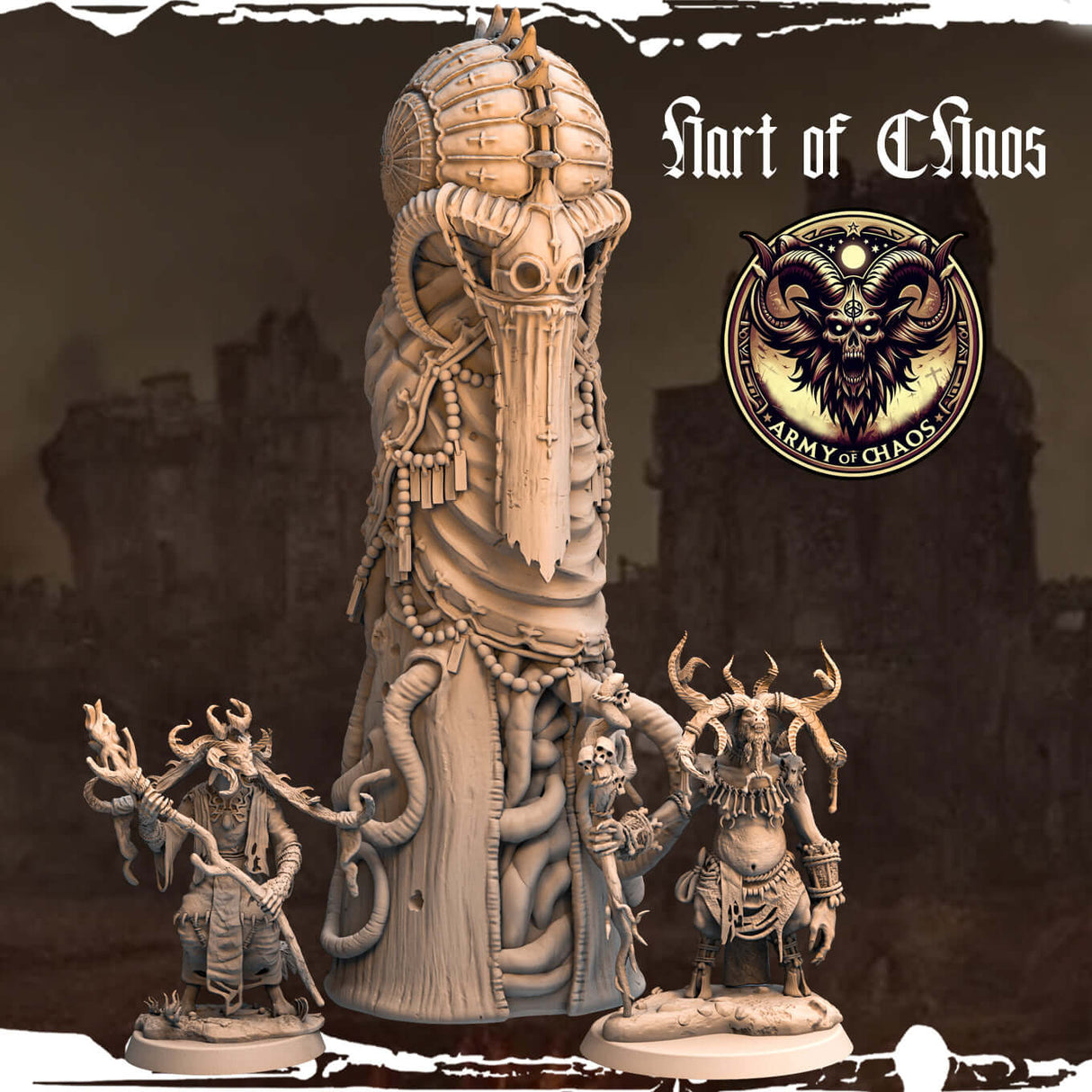 Heart of Chaos bemalbare Tabletop Miniatur
