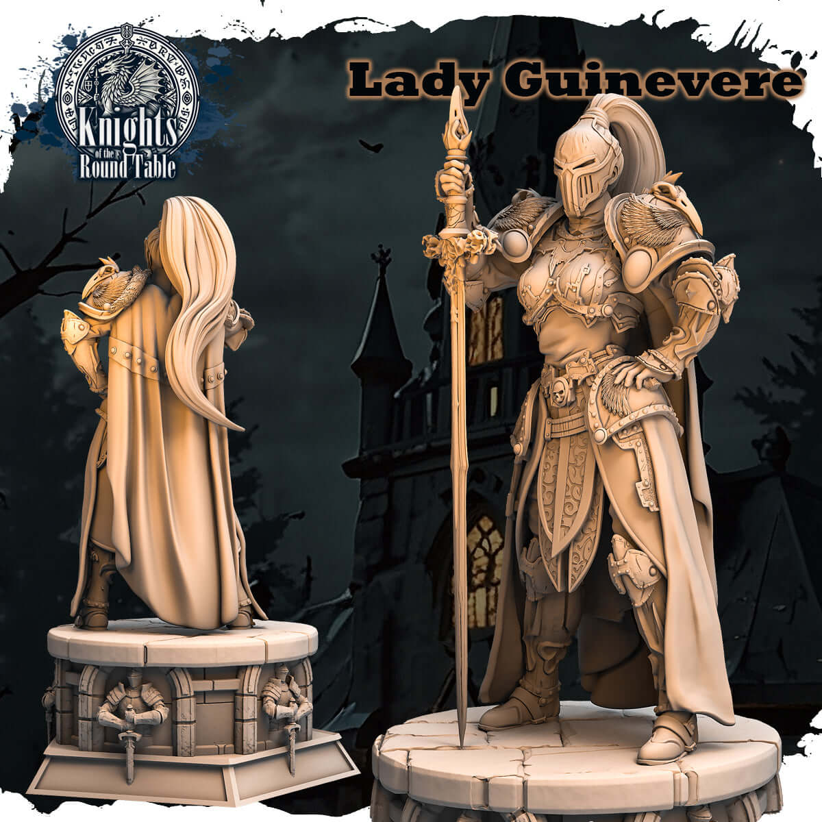 Lady Guinevere - Tabletop Miniatur in 1:12 und 1:24