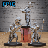 Gesamtansicht Weibliche Lich für Tabletop Miniaturen Sets