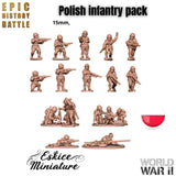 Polnisches Infanterie-Pack für WWII Tabletop-Spiele