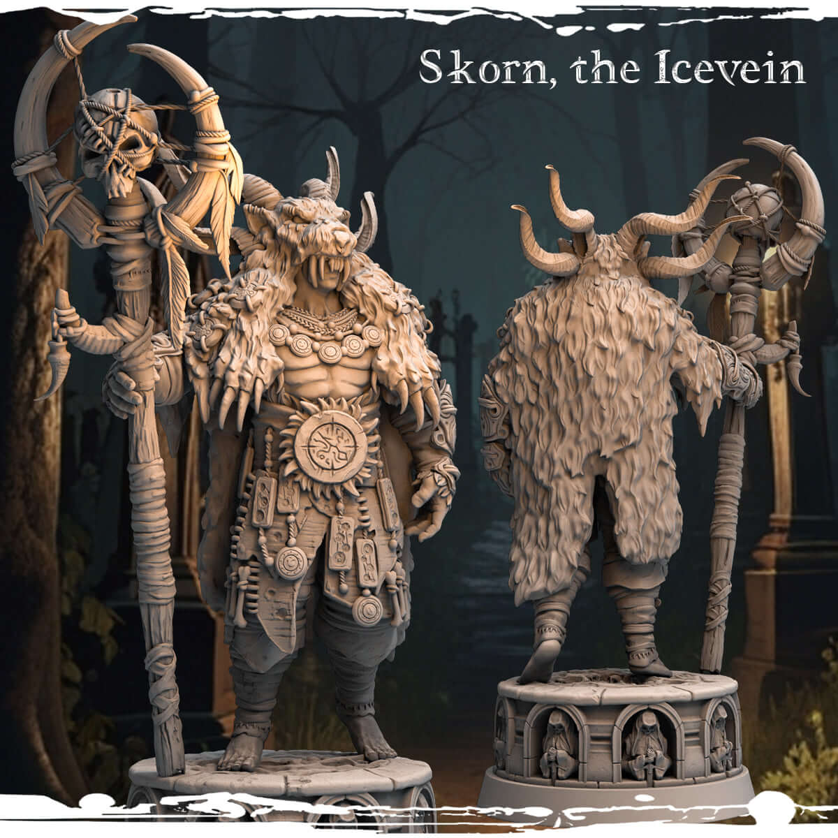 Skorn - Nordische Tabletop-Figur 75 mm
