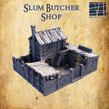 Authentische Slum-Metzgerei für Fantasy-Spiele