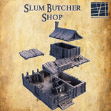 Tabletop Terrain: Detaillierte Slum-Metzgerei