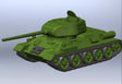 T-34-85-Kampfpanzer-WWII-Modell
