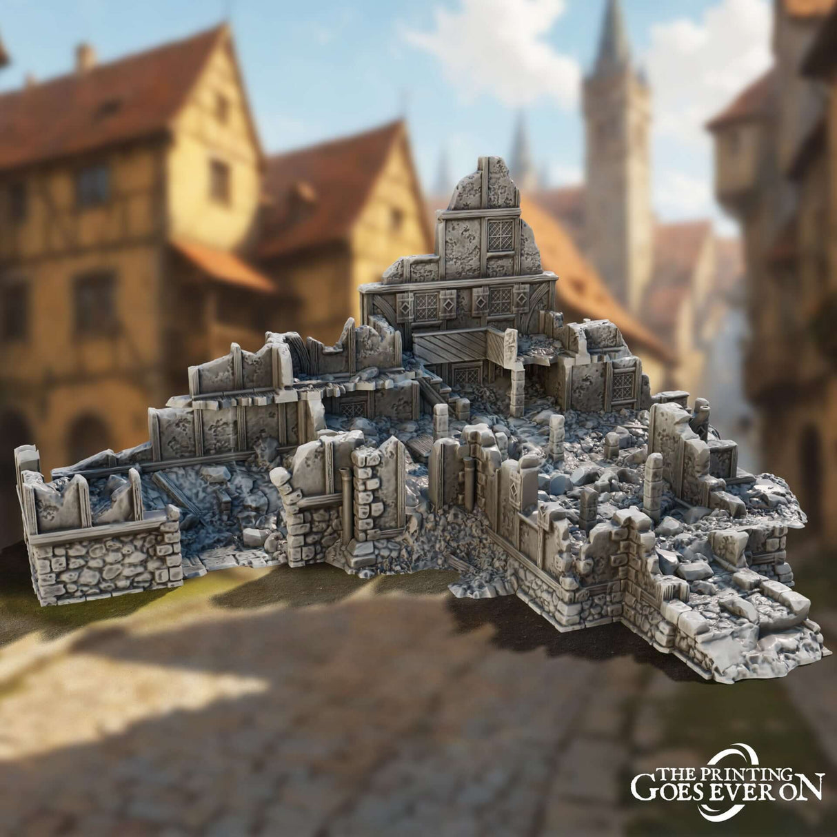 Brethorn Town Taverne als Ruinen-Version für Skirmish-Spiele