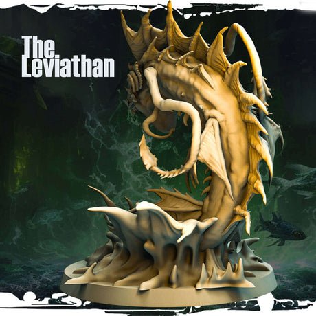 Terror on Cursed Waters Leviathan Miniatur bemalbar