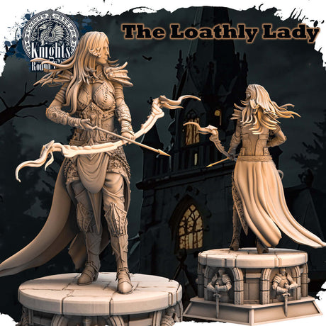 Loathly Lady mystische Jägerin Miniatur bemalbar 75mm oder 150mm