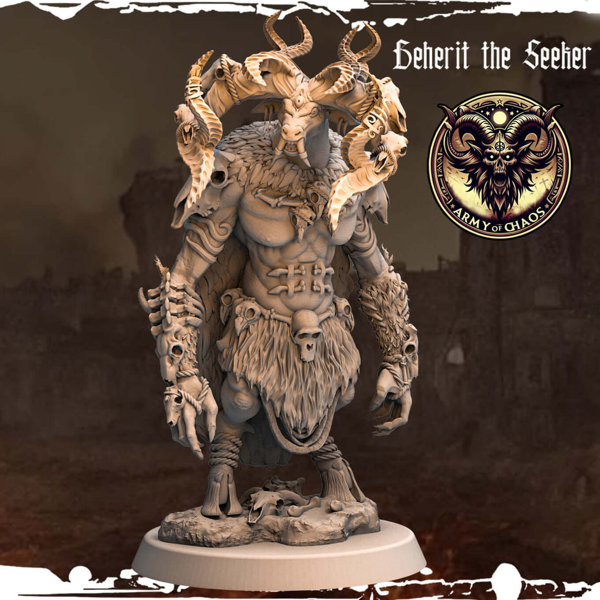 Beherit the Seeker bemalbare Tabletop Miniatur