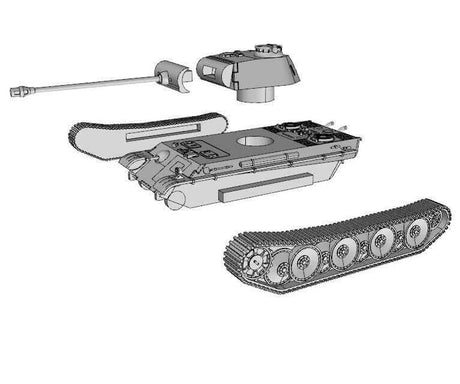 Deutscher Panther Panzer für Tabletop-Spiele