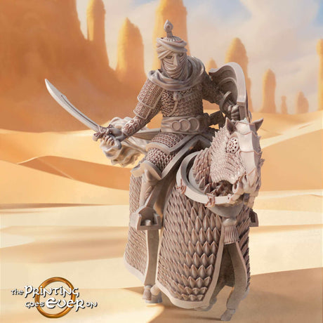 Hochdetaillierte 3D SLA gedruckte Easterner Cataphracts Miniaturen