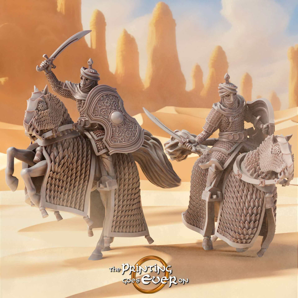 Tabletop Miniatur - Easterner Cataphracts Set 2