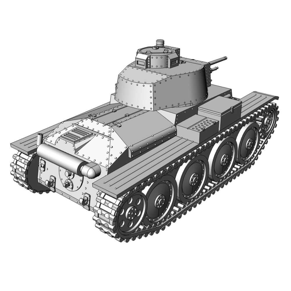 WWII-Pz-Kpfw-38-t-Tschechischer-Panzer-Modellbau
