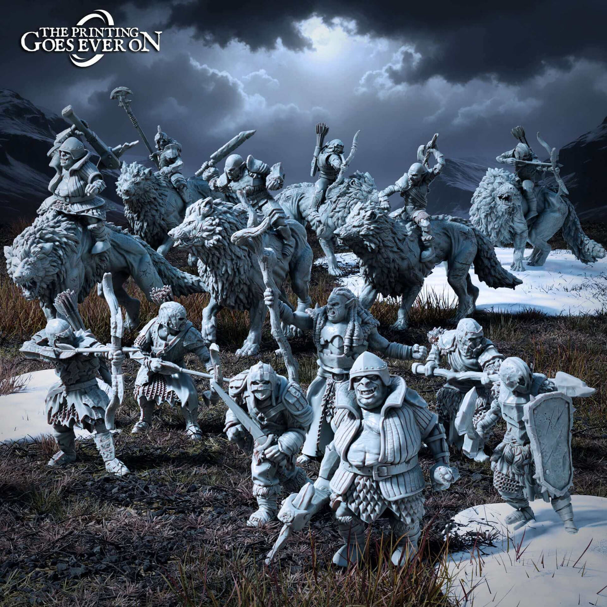 Ironmoor Orcs Tabletop Miniaturen Set