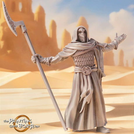 Serpent-High-Priest stehend - 3D-SLA gedruckte Tabletop Miniatur