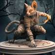 Slyra Swiftshadow - Vorderansicht der Tabaxi Miniatur
