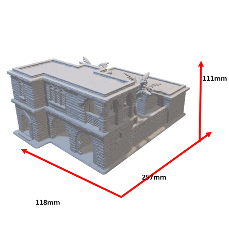 Arabisches Herrenhaus, ideal für orientalische Tabletop-Landschaften